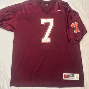 Micheal Vick Nike Men's Burgundy Jersey with White Accents